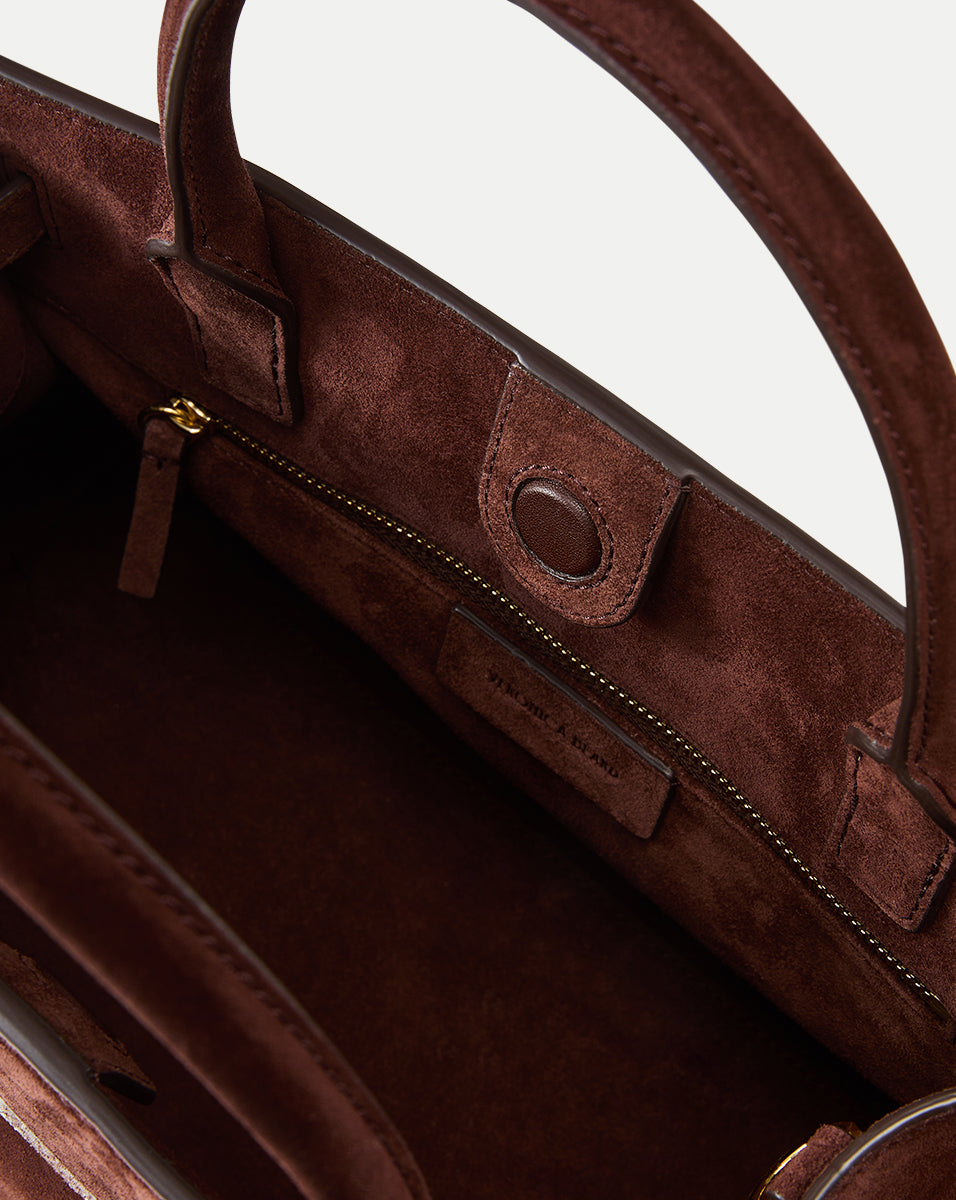 Veronica Beard Suede Dash Bag